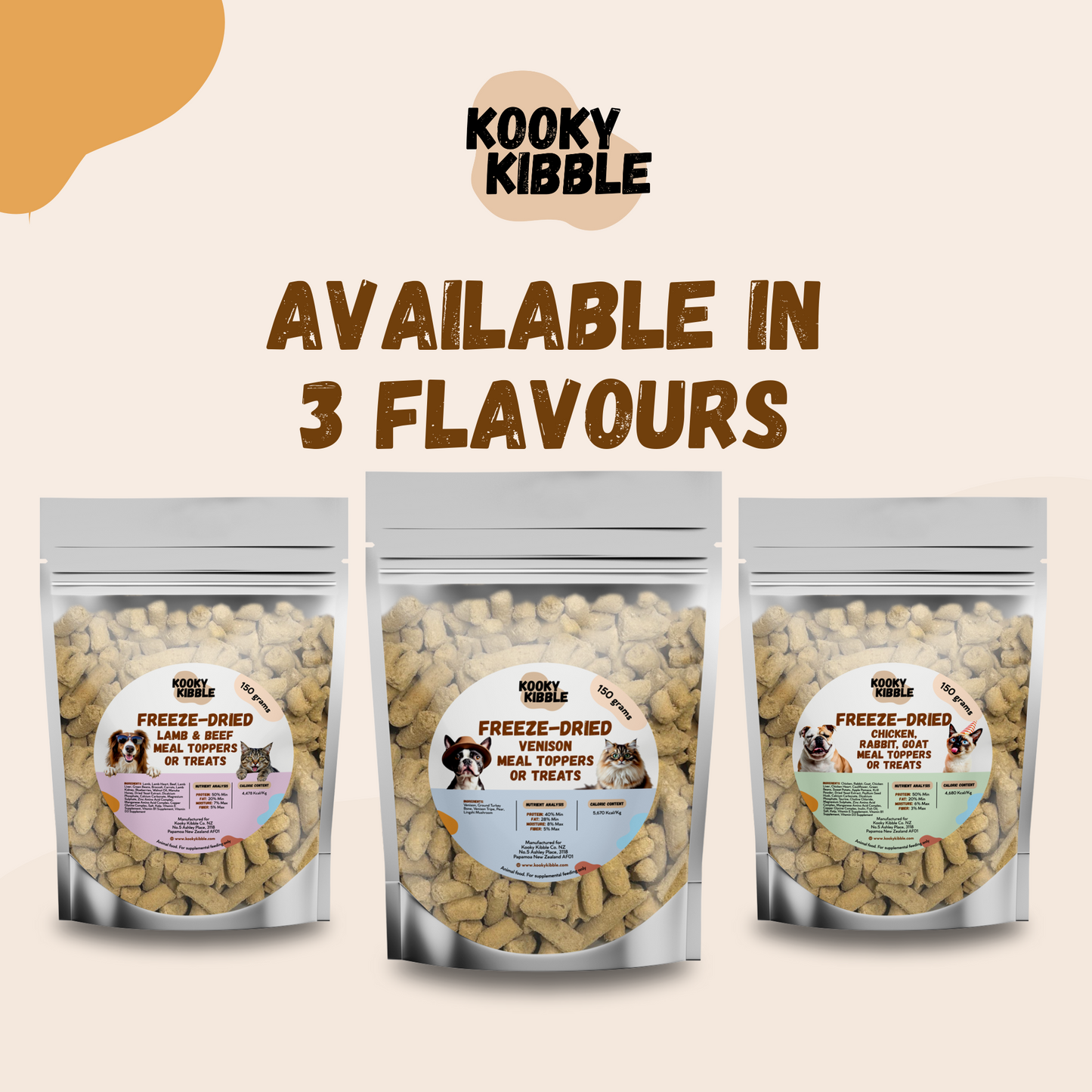 Freeze-Dried Meal Toppers/Treats
