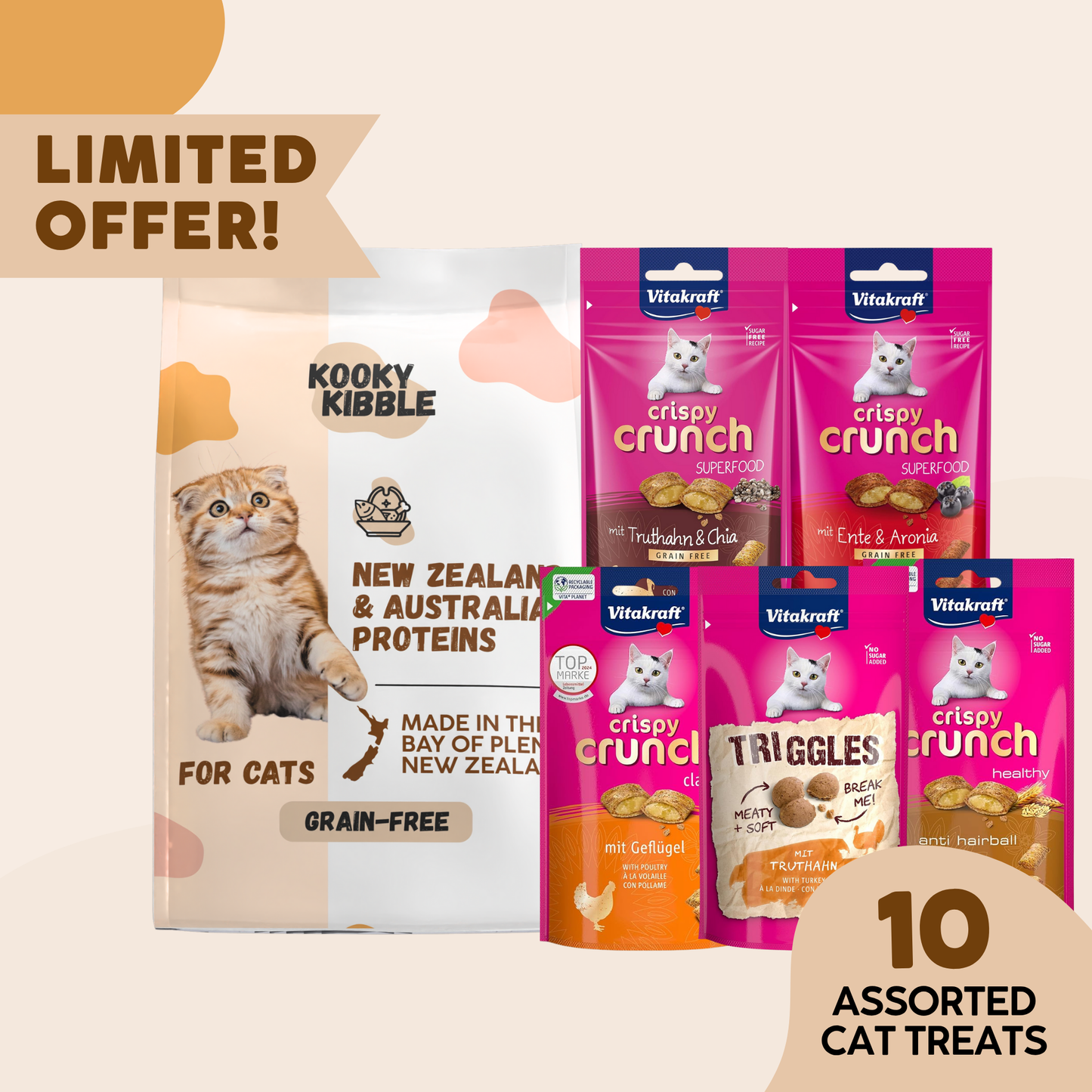 New Zealand Grain-Free Cat Food for All Life Stages (9 KG)