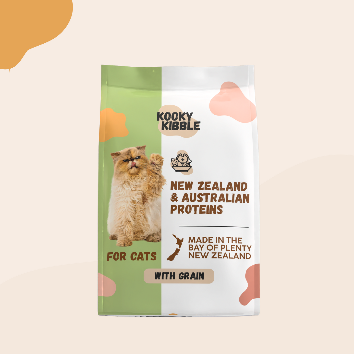 New Zealand Cat Food with Grains for All Life Stages (9 KG)