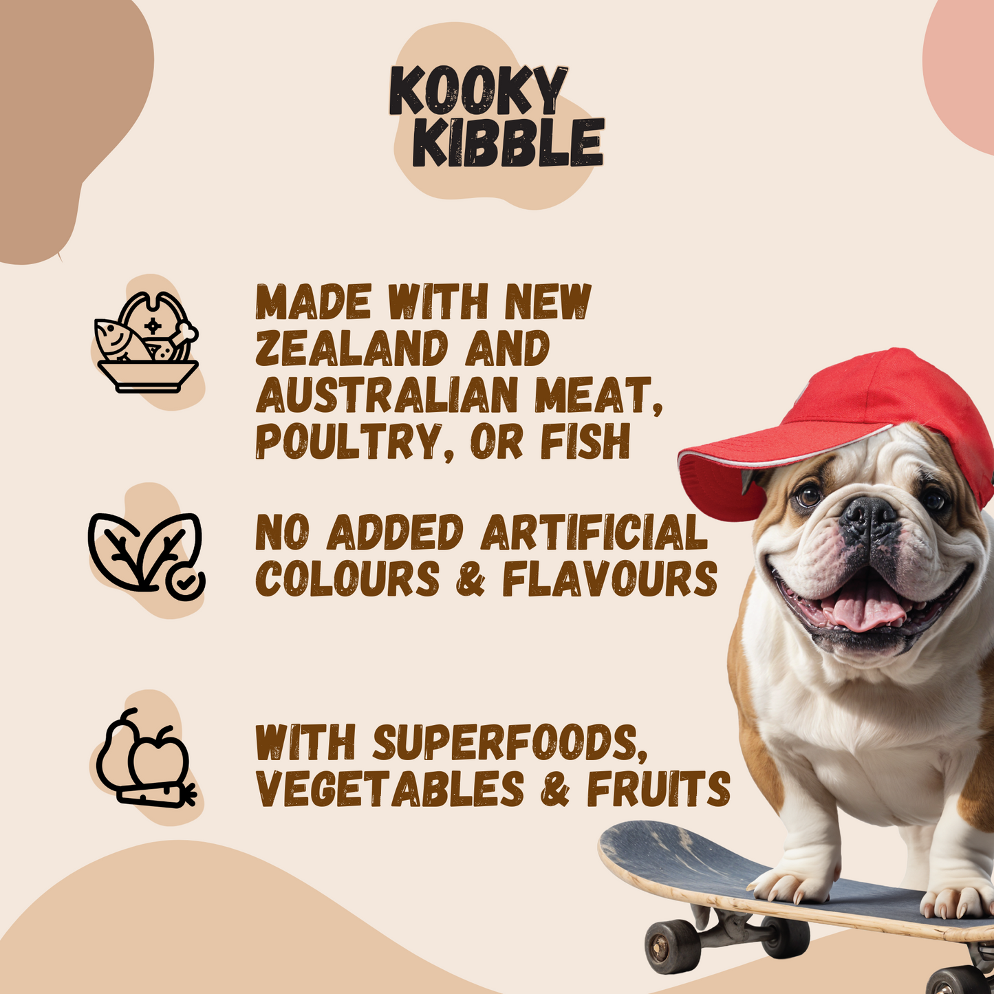 New Zealand Dog Food with Grains for Adult Dogs (12/24 KG)