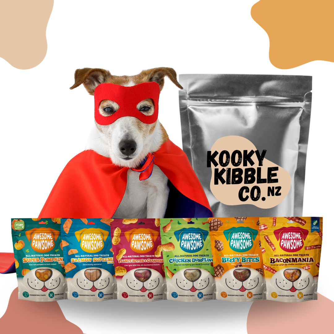 New Zealand Dog Kibbles and Dog Treats Bundle Deals Kooky Kibble NZ