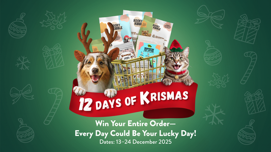 Get Your Entire Order for Free with Kooky Kibble's 12 Days of Krismas