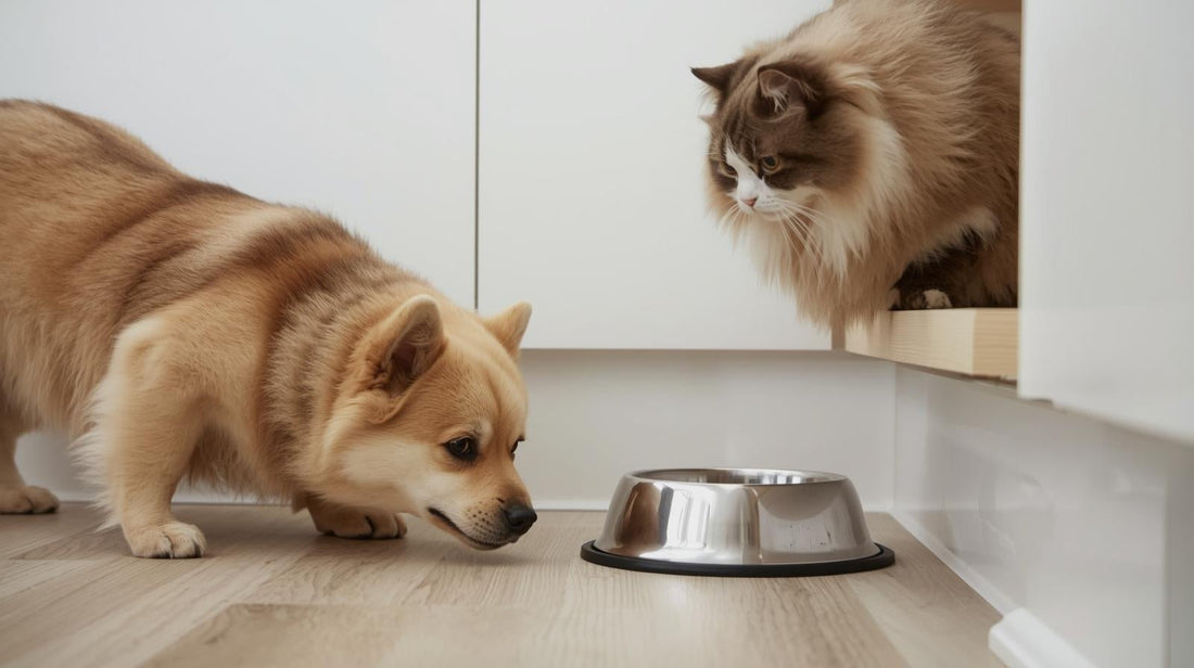 Dogs Stealing Cat Food? Here’s How to Stop the Dinner-Time Drama! - Kooky Kibble NZ