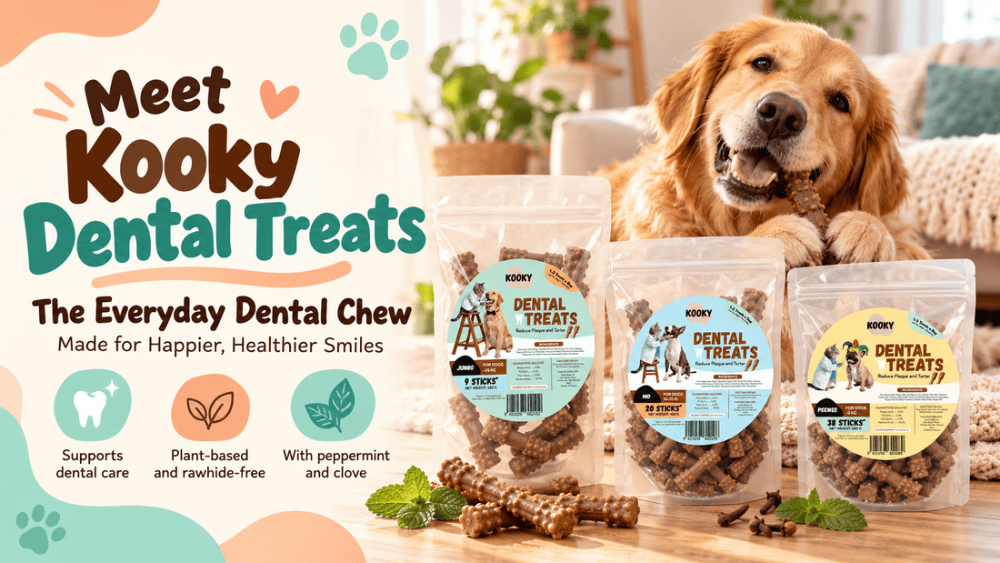 Meet Kooky Dental Treats: A Tasty Daily Dental Chew for Dogs 🐶🦷 - Kooky Kibble NZ