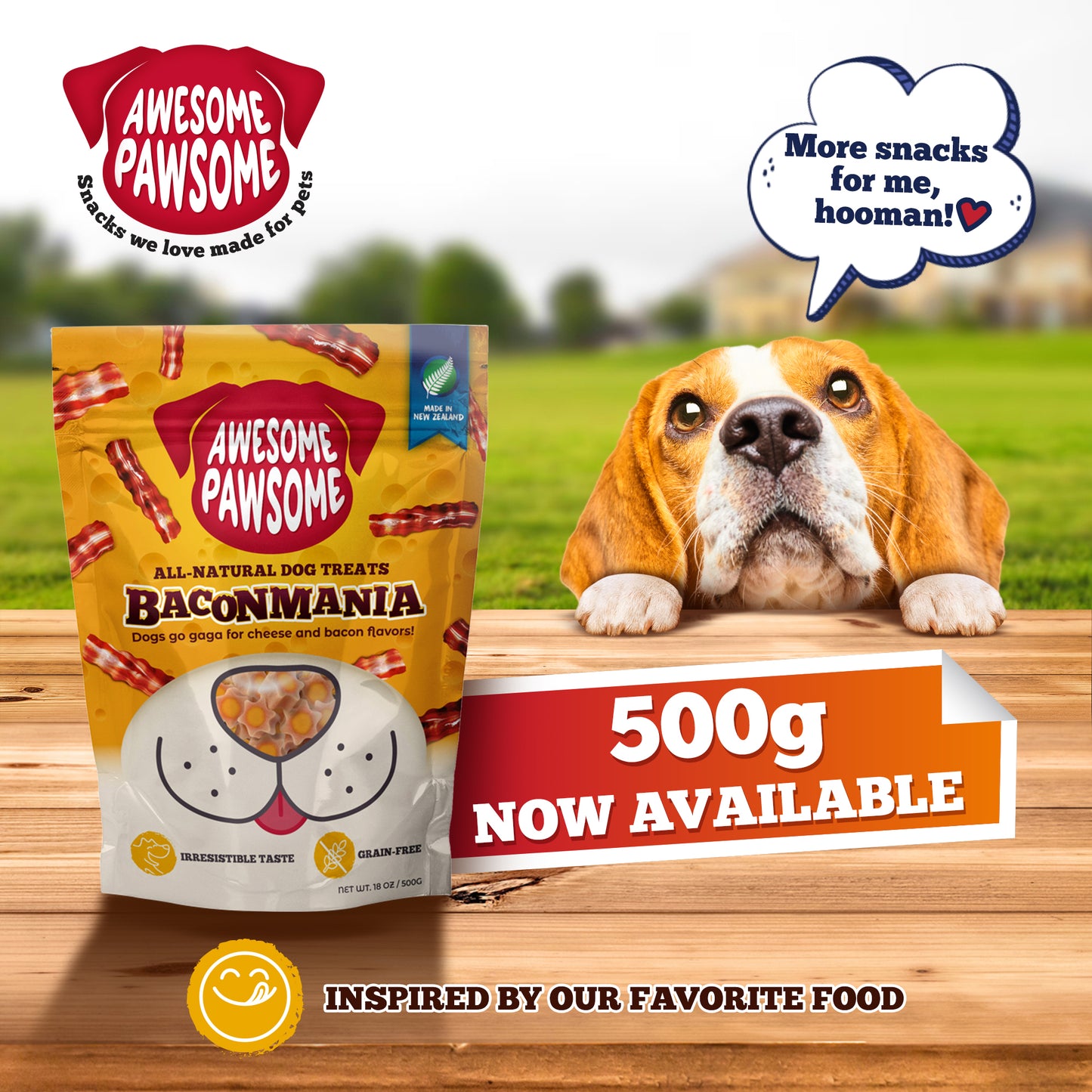 Awesome Pawsome Baconmania (500g)