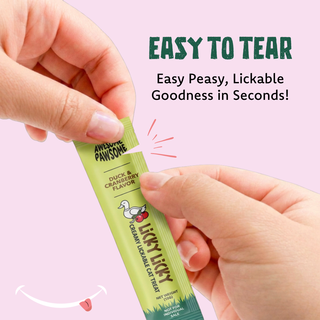 Awesome Pawsome Licky Licky Cat Treats