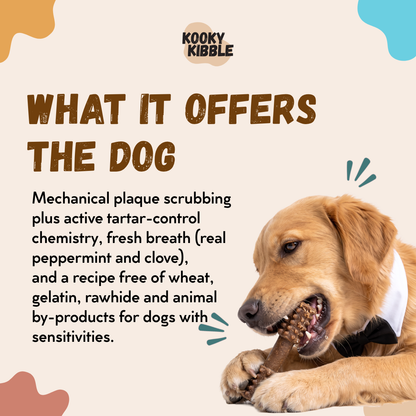 Kooky Dental Treats – Daily Dental Chews for Dogs