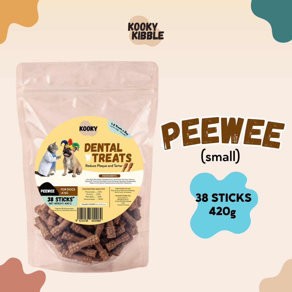 Kooky Dental Treats – Daily Dental Chews for Dogs