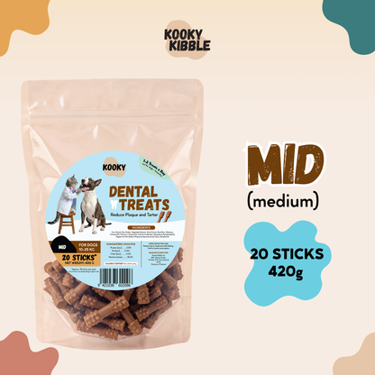 Kooky Dental Treats – Daily Dental Chews for Dogs