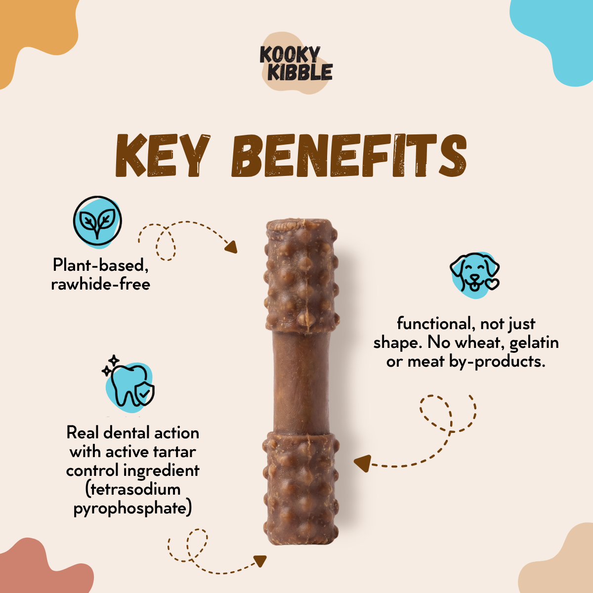 Kooky Dental Treats – Daily Dental Chews for Dogs