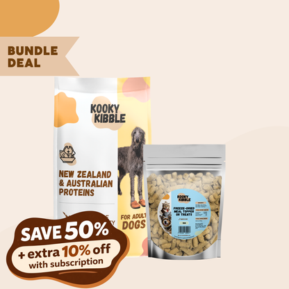 KookyFeast – Dry Dog Food + Freeze-Dried