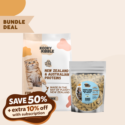 KookyFeast – Dry Cat Food + Freeze-Dried