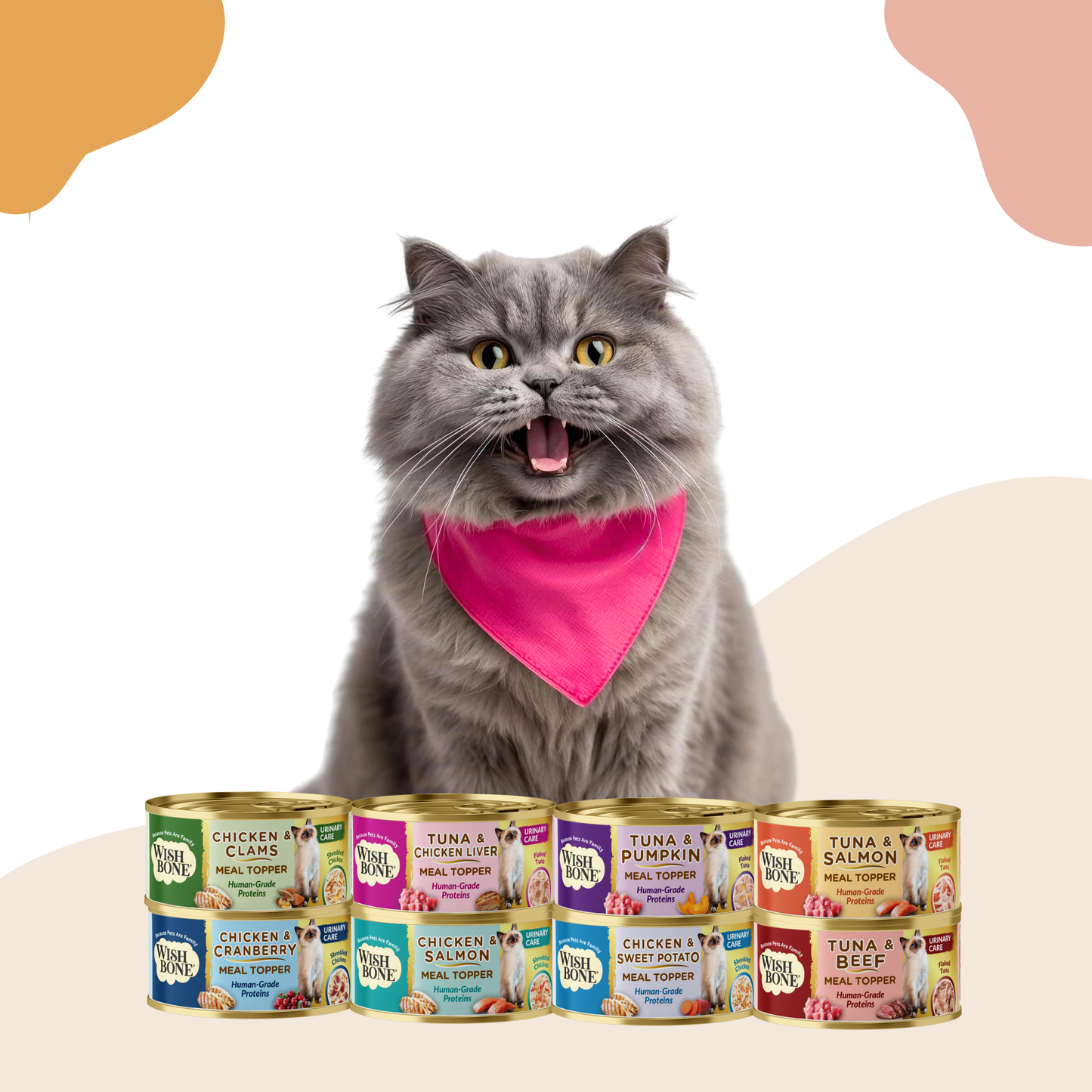 Wishbone Urinary Care Cat Food Topper Value Bundle