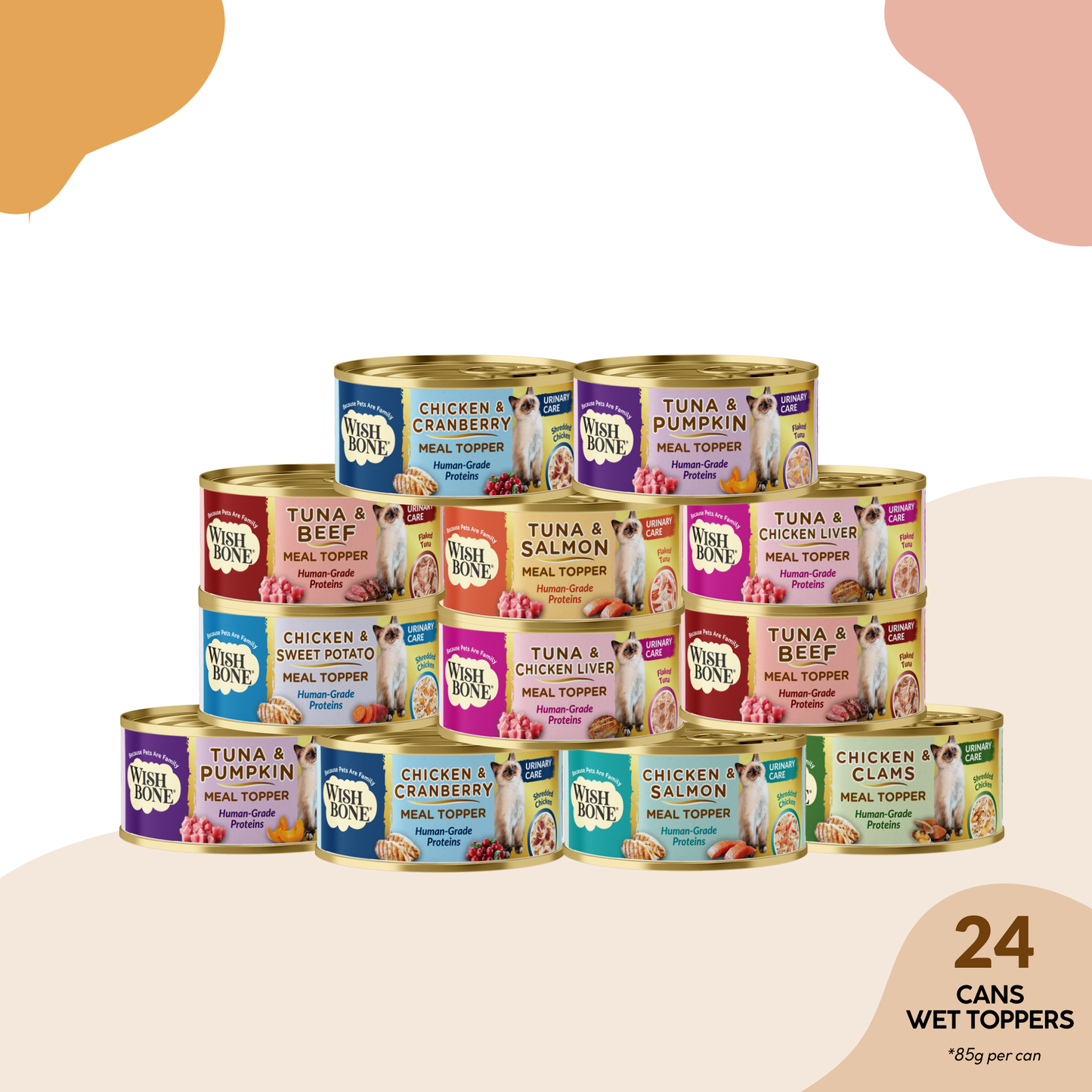 Wishbone Urinary Care Cat Food Topper Value Bundle