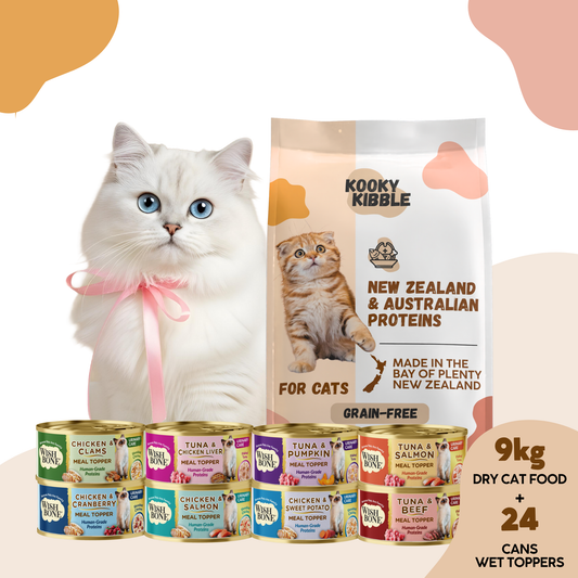 New Zealand Cat Kibbles and Cat Meal Topper Bundle Deals
