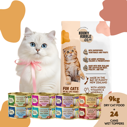 New Zealand Cat Kibbles and Cat Meal Topper Bundle Deals
