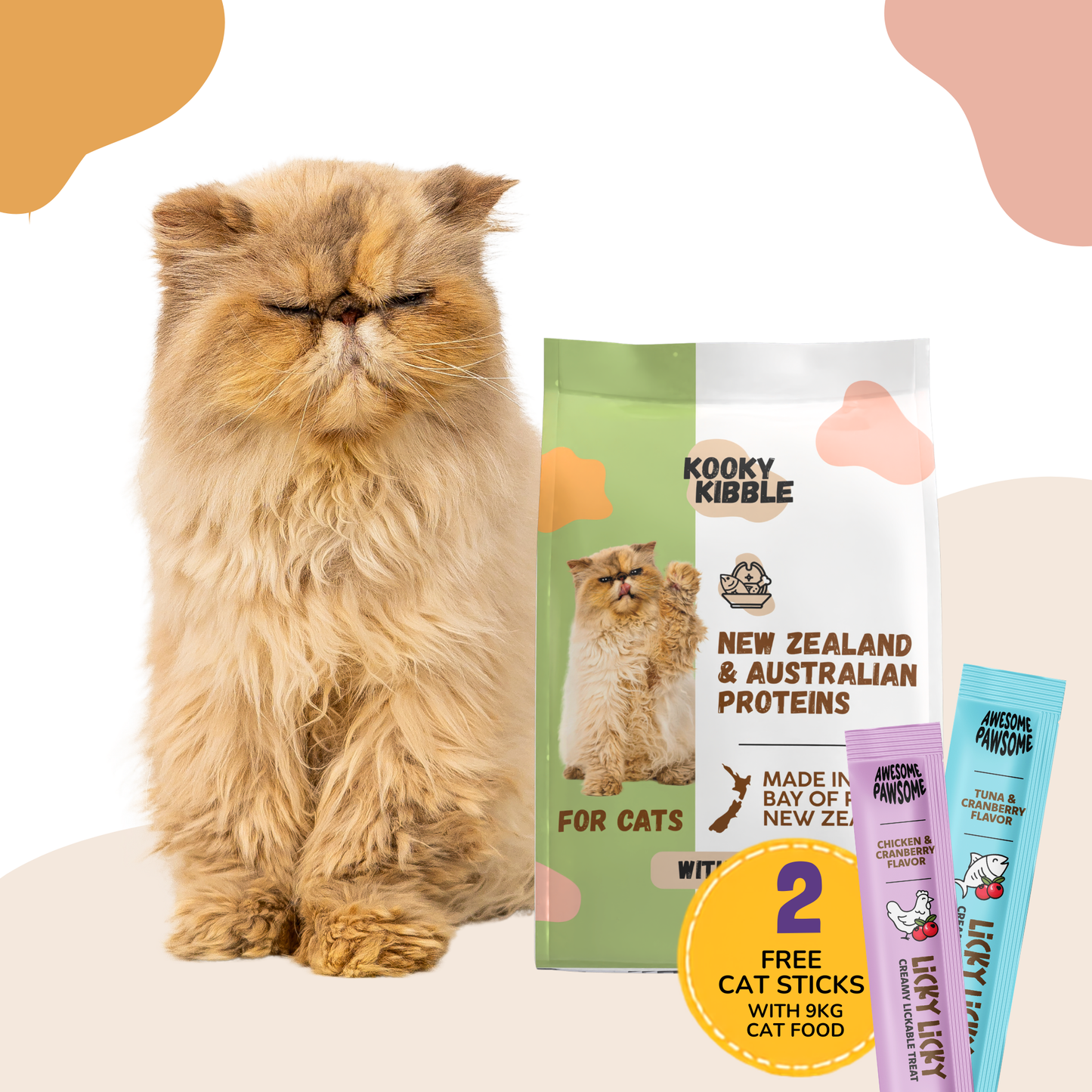 New Zealand Cat Food with Grains for All Life Stages (3/9 KG)