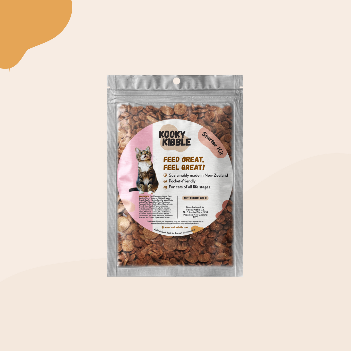 New Zealand Cat Food with Grains for All Life Stages (9 KG)
