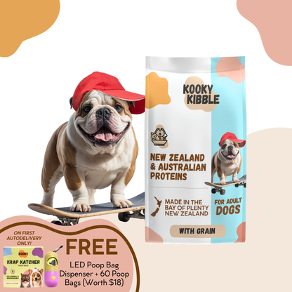 New Zealand Dog Food with Grains for Adult Dogs (12/24 KG)