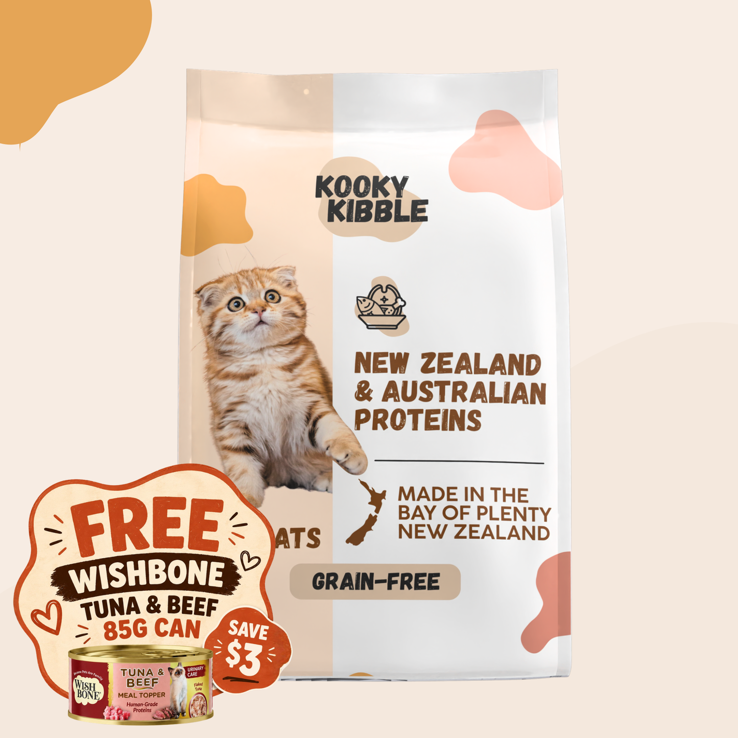 New Zealand Grain-Free Cat Food for All Life Stages (3/9 KG)