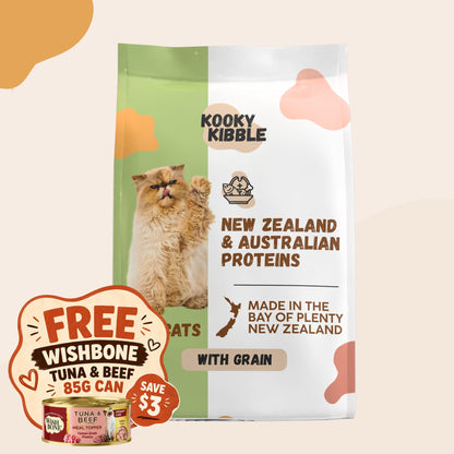 New Zealand Cat Food with Grains for All Life Stages (3/9 KG)