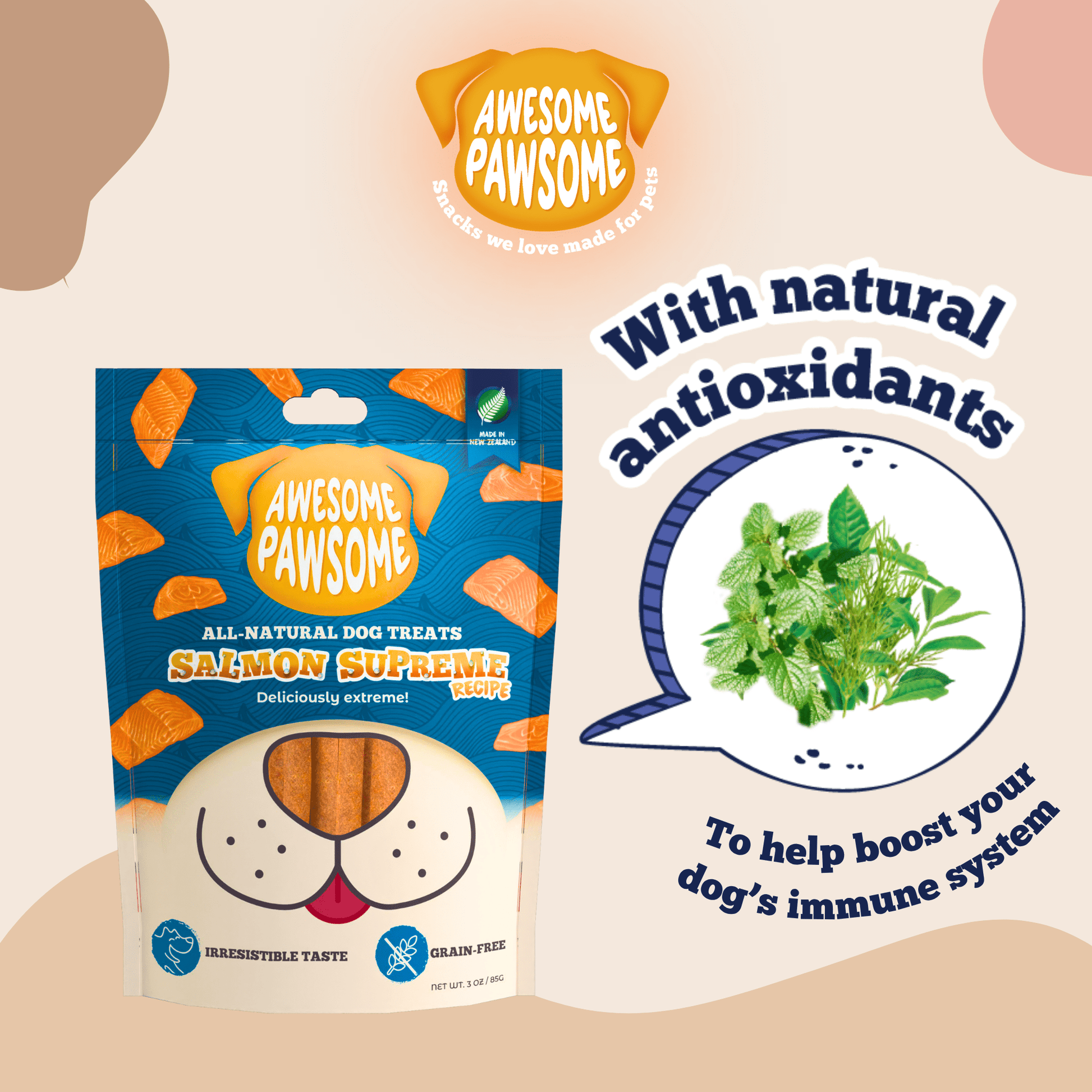 Awesome Pawsome dog treats Baconmania flavour