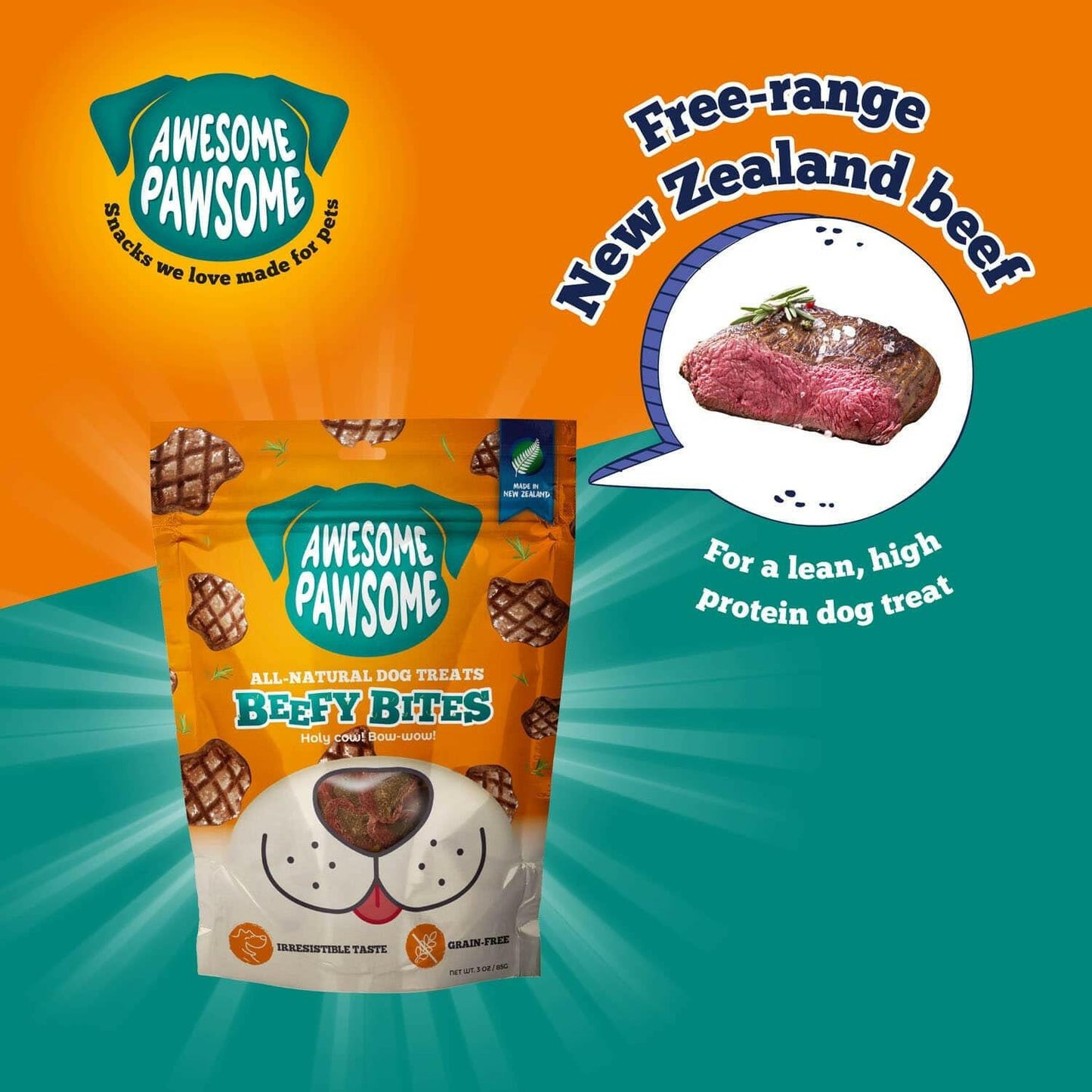 Awesome Pawsome Dog Treats - Kooky Kibble NZ