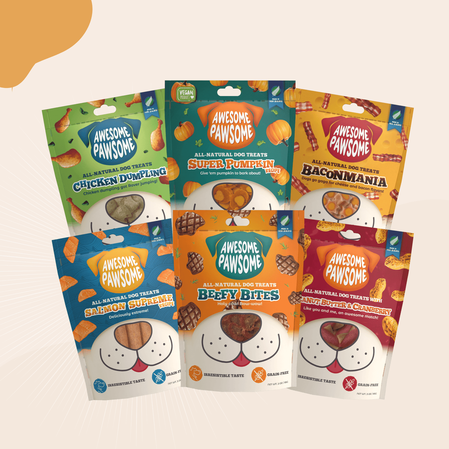 Kooky Kibble Awesome Pawsome dog treats natural ingredients