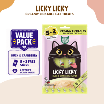 Awesome Pawsome Licky Licky Cat Treats - Kooky Kibble NZ