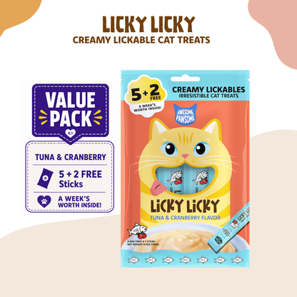 Awesome Pawsome Licky Licky Cat Treats - Kooky Kibble NZ