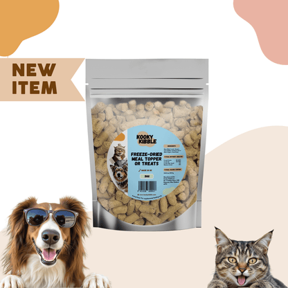 Freeze - Dried Meal Toppers/Treats - Kooky Kibble NZ