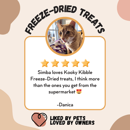Freeze - Dried Meal Toppers/Treats - Kooky Kibble NZ