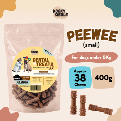 Kooky Dental Treats – 9–38 Daily Dental Chews for Dogs - Kooky Kibble NZ