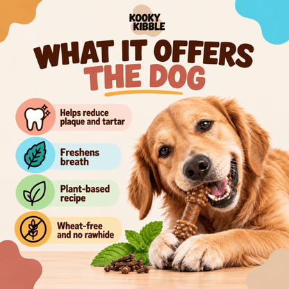 Kooky Dental Treats – 9–38 Daily Dental Chews for Dogs - Kooky Kibble NZ