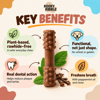 Kooky Dental Treats – 9–38 Daily Dental Chews for Dogs - Kooky Kibble NZ