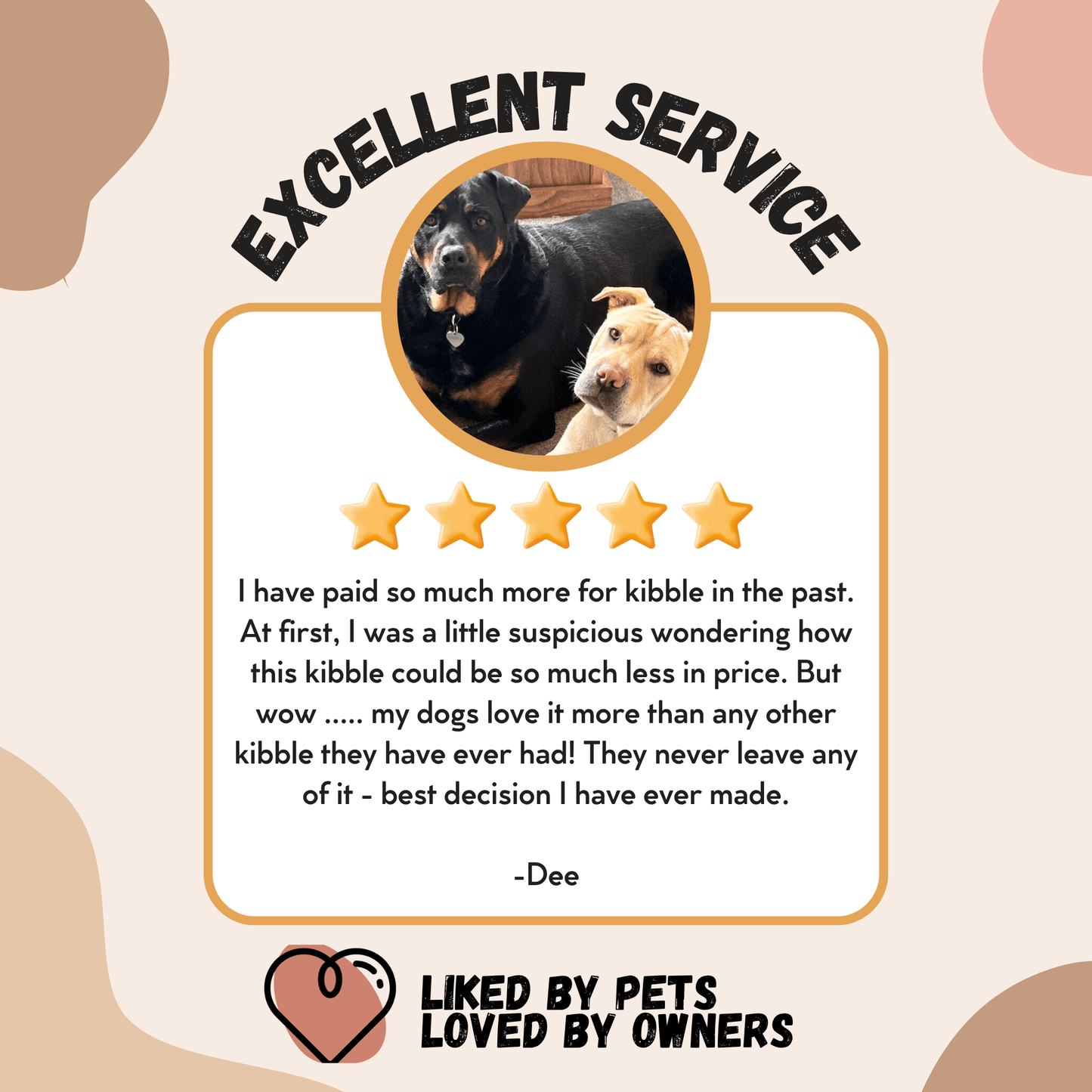 Kooky Kibble dog biscuits bowl dry dog food