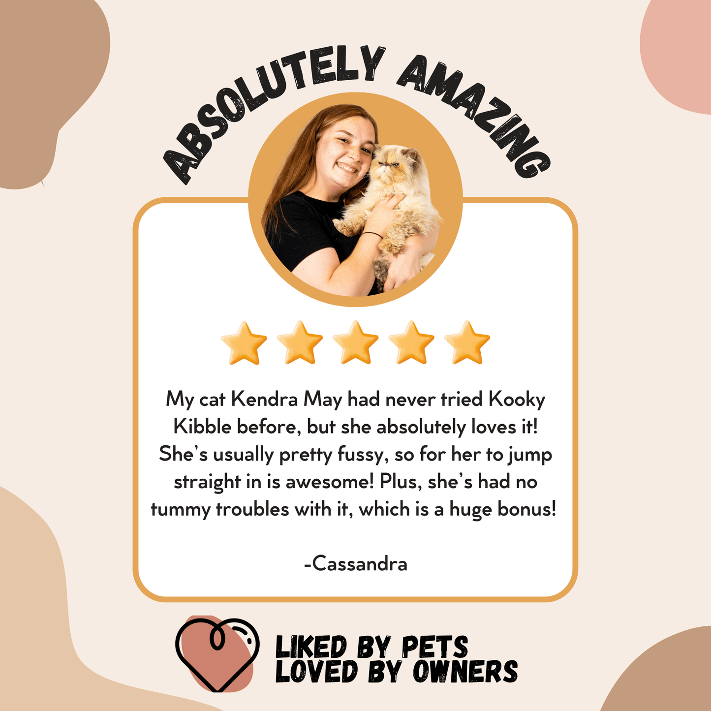 Kooky Kibble dry cat kibble with wholesome grains