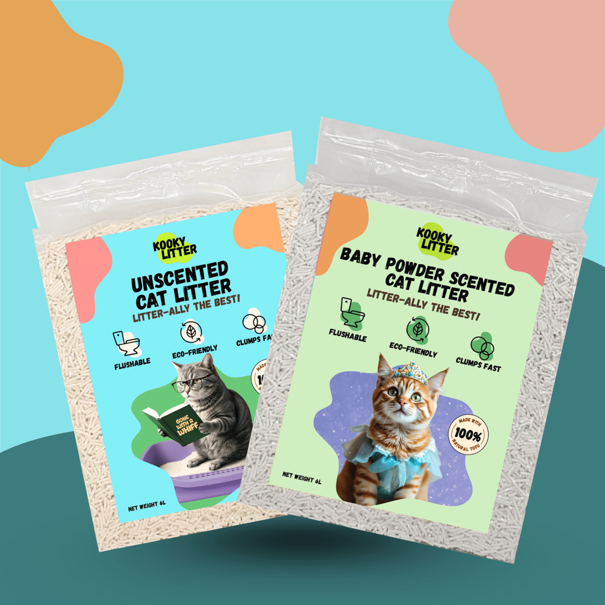 Kooky Litter Flushable Tofu Cat Litter - Kooky Kibble NZ
