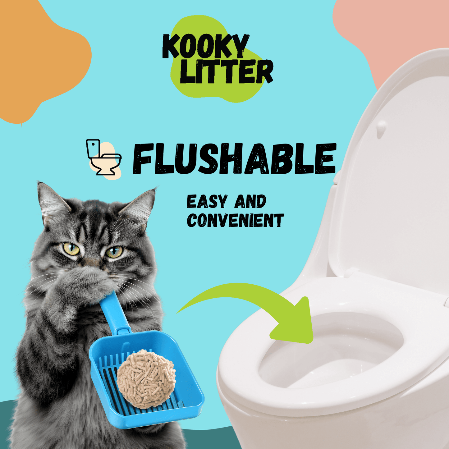 Kooky Litter Flushable Tofu Cat Litter - Kooky Kibble NZ