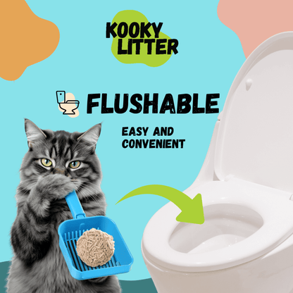 Kooky Litter Flushable Tofu Cat Litter - Kooky Kibble NZ