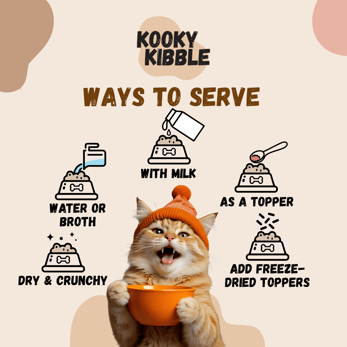 ffordable cat food with grains Kooky Kibble NZ