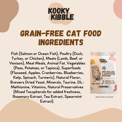 New Zealand Cat Kibbles and Cat Meal Topper Bundle Deals - Kooky Kibble NZ