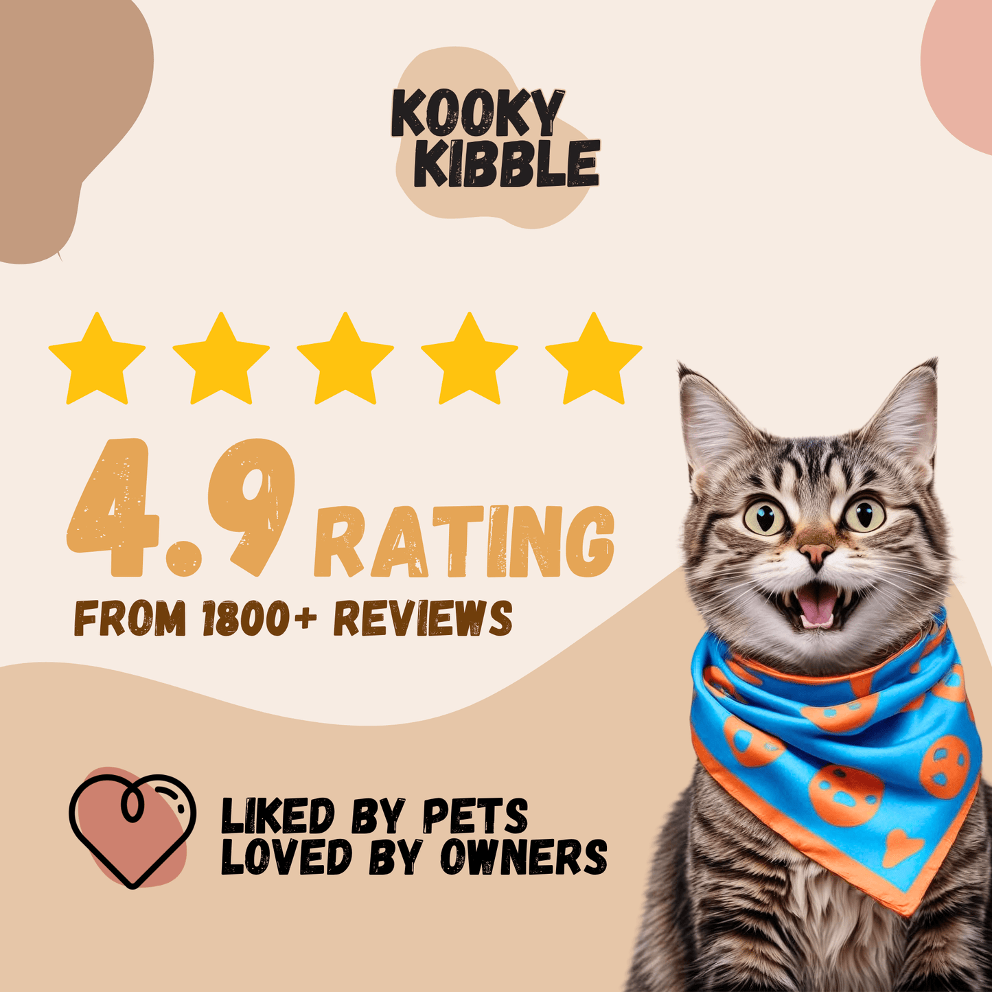 Kooky Kibble cat kibble sample pack for first time buyers
