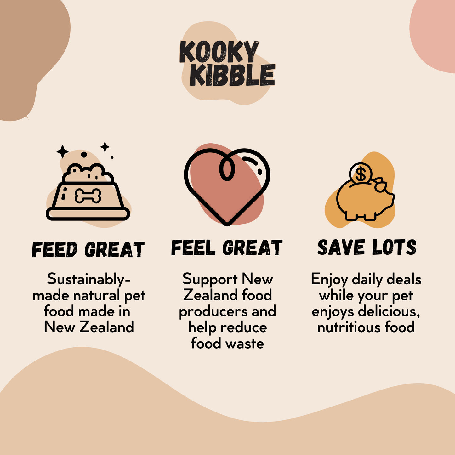 Dog kibble with grains made for working dogs