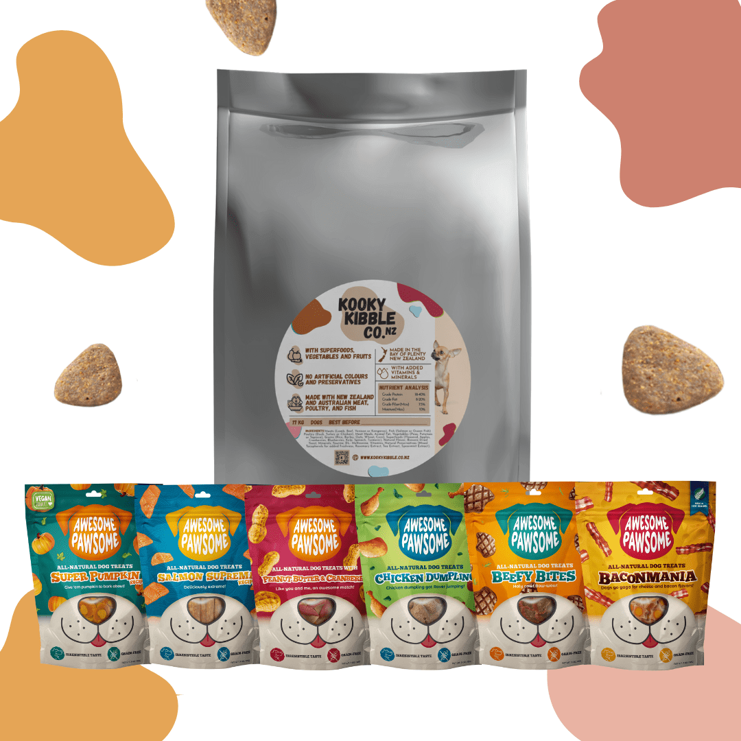 New Zealand Dog Kibbles and Dog Treats Bundle Deals - Kooky Kibble NZ