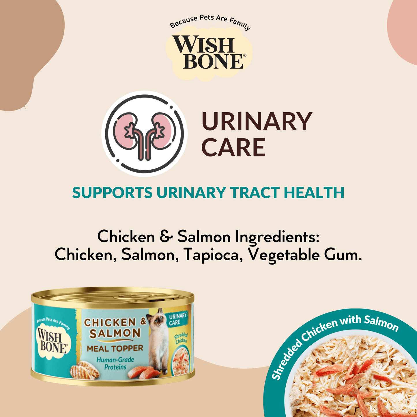 Wishbone cat food topper bundle pack for cats