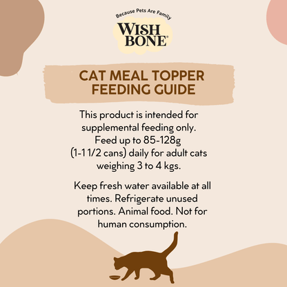 Wishbone wet cat food topper cans Kooky Kibble